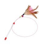 Jouet amusant pour chat et chaton accessoire de jeu pour animaux de compagnie plume fil baguette perles ... Jouet amusant pour chat et chaton accessoire de jeu pour animaux de compagnie plume fil baguette perles ...