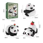 Jouets amusants - lego ? blocs de construction ducatifs panda gant chinois trois en un a
