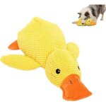 Jouet apaisant pour chien - keeper - canard - peluche jaune - sons joyeux