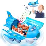 Jouet avion pour enfants avion jouet pour enfants avec lumi�res et sons rotation � 360� cadeau pour gar�ons ...