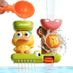 Jouets de bain jouet bain enfant avec ventouse jouet de baignoire canard et lion cadeau garcon fille ...