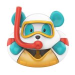 Jouet de bain mignon ours machine  bulles de bain pour baignoire machine  bulles de bain avec musique ...