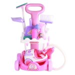Jouets de balayage pour enfants ensembles de nettoyage outils chariot simulation maison de jeu jouets ...