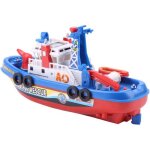 Jouet bateau pompier �lectrique jet eau sons lumi�re mod�le marin enfant piscine bassin amusant