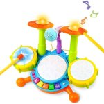 Jouets de batterie pour enfants instruments de musique pour les tout - petits avec des comptines batterie ...