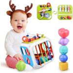 Jouet bebe 2 ans7 en 1 montessori cube dactivit� b�b�jouets dactivit� et de d�veloppementjeux jouet enfant ...