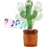 Jouet cactus dansant - keeper - chante 120 chansons - r�p�te vos mots - peluche d�corative