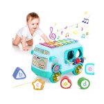 Jouets cadeaux pour garons de 1 an jouet pour bb garon de 12  18 mois bus sensoriel musical avec ...