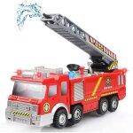 Jouet de camion de pompier avec lumires sons et fonction de pulvrisation deau maquette camion enfant ...