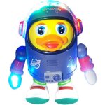 Jouet canard dansant - canard spatial �lectrique - robot vacillant lumineux et sonore 3 ans et plus filles ...
