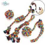 Jouets pour chien 4 pcs jouet chien cordedurables indestructible jouet  mcher corde de dentition pour ...