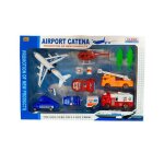 Jouet - coffret a�roport - 1 avion - 12 v�hicules - mixte - 3 ans et plus