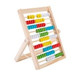 Jouet dapprentissage des math�matiques pr�scolaire 10 rang�es de boulier � cadre en bois avec perles ...