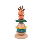Jouets à empiler - nature & découvertes : tour à empiler le petit cerf en bois Jouets à empiler - nature & découvertes : tour à empiler le petit cerf en bois