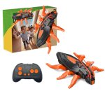 Jouet robotique grimpeur radiocommand� - gecko - grimpe murs et plafonds - yeux led rouges - aspiration ...