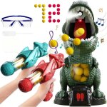 Jouet dinosaure interactif de tir pour enfants jeu de tir � balle mousse avec compteur cadeau gar�on ...