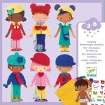 Jouet - djeco - dj00086 - personnages fille et garçon - coffret créatif - À partir de 3 ans Jouet - djeco - dj00086 - personnages fille et garçon - coffret créatif - À partir de 3 ans