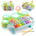 Jouet ducatif cymbales xylophone et tambours rk - 751 ricokids