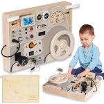 Table multi - jeux - mamabrum mam219 - bois naturel - sons et lumi�res - alphabet int�gr�