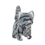 Jouet électronique pour chat avec collier qui miaule marche et remue la queue cadeaux pour filles et ... Jouet électronique pour chat avec collier qui miaule marche et remue la queue cadeaux pour filles et ...