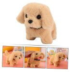 Jouet électronique en peluche pour chiot jouets interactifs amusants marche aboie secoue la queue habille ... Jouet électronique en peluche pour chiot jouets interactifs amusants marche aboie secoue la queue habille ...