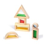 Jouets  empiler - nature & dcouvertes : ensemble de blocs sensoriels