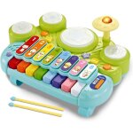 Jouets enfants 1 - 3 ans instrument musical 3 - en - 1 piano tambour et xylophone �lectronique jouet ...
