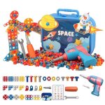 Jouet enfant mosaique puzzle 3d etabli enfant bricolage jeux de construction educatif visseuse enfant ...