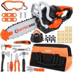 Jouet enfant vanplay boite � outils tron�onneuse 35 pi�ces amusant