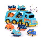 Jouet garage voiture pour enfants 5 en 1 jouet camion enfant avec sons et lumires bus jouet jeux enfants ...