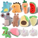 Jouet herbe � chat12 pi�ces peluche pour chat jouets cataire pour chats interieur catnip peluches dherbe ...