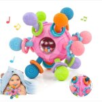 Jouet hochet pour bebe 6 moisjouet hochet dentition bebe 3 moisjeux d?eveil balle sensorielle bebe cadeau ...