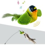 Jouet interactif pour chat avec baguette pour chat - jouet interactif avec plumes - jouet interactif ...