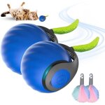 Jouet interactif pour chats nouveau jouet pour chat balle avec queue en peluche intelligent jouet pour ...