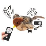 Jouet interactif pour chat oiseau jouet pour chat oiseau gazouillant simul jouet pour chat rechargeable ...