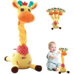 Jouet interactif girafe dansante parlante en peluche musicale enfant rechargeable usb avec r�p�tition ...