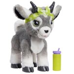 Jouet interactif - just play - daisy the yoga goat - peluche anime - 29 cm - multicolore