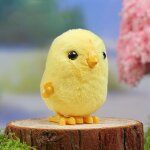 Jouet interactif peluche en forme de poule 9 cm kawaii r�aliste cadeau pour enfants petit poussin adorable ...