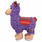Jouet pour chien - kong - sherps llama - peluche douce - multicolore - taille m