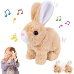 Jouet de lapin interactif réaliste jouet lapin de pâques jouets de lapin en peluche réaliste pour animal ... Jouet de lapin interactif réaliste jouet lapin de pâques jouets de lapin en peluche réaliste pour animal ...