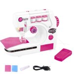 Machine � coudre pour enfants - import - �ducative - lumi�res int�gr�es - sons r�alistes - p�dale et ...