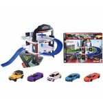 Jouet - majorette - garage urbain - 3 niveaux - 5 voitures - ascenseur inclus