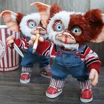 Jouet mogwai fait  la main mignon gremlins monstre poupe en peluche jouet maison fte dcor objets ...
