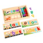 Jouet montessori 3 4 5 6 7 8 jeux enfant 3 ans jeux educatif 3 ans alphabet enfant puzzle bois apprendre ...