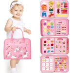 Jouet montessori pour 3 4 5 6 ansbusy board montessori feutre cadeau pour enfant jeu educatif apprendrlicorne ...