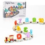 Jouet de motricité - train en bois - couleurs vives - 12 pièces - pour enfants de 1 à 3 ans - sécurisé ... Jouet de motricité - train en bois - couleurs vives - 12 pièces - pour enfants de 1 à 3 ans - sécurisé ...