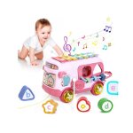 Jouets musicaux pour b�b� de 12 � 18 mois pour filles de 1 an jouets sensoriels avc bus xylophonetrieur ...