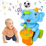 Jouet musical - pimpimsky - lphant - interactif - tambour - lumires 3d