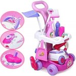 Jouets de nettoyage de chariot de mnage pour enfants 11 pcs jouet nettoyage jeu de rle avec aspirateur ...