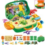 Jouets de pte 2 en 1 de couleur dinosaure 25 pcs doutils de pte de couleur sur le thme des dinosaures ...